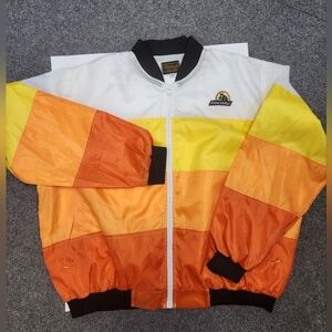 Vintage 1970’s men's Armor All oversized windbreaker zip up race car Westbrooke